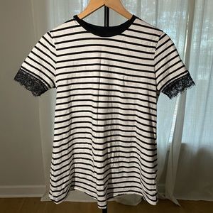 ASOS striped Maternity Top